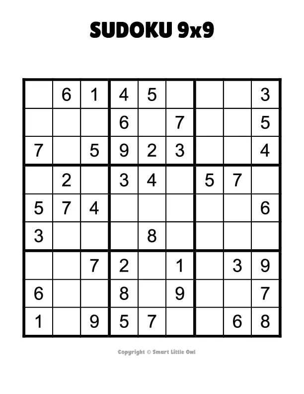 Sudoku 9x9 preview