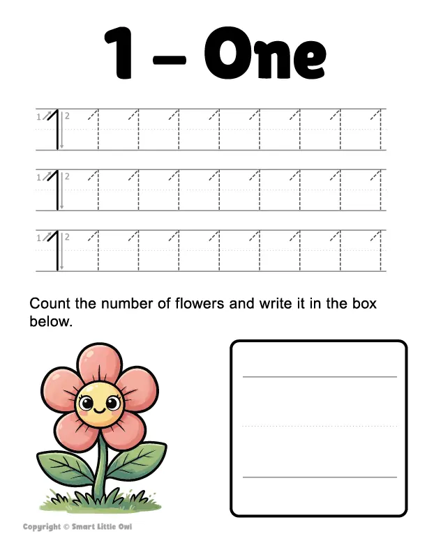 Tracing number 1 preview