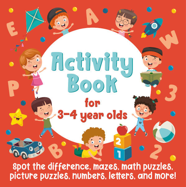 Activity Book For 3 4 Year Olds