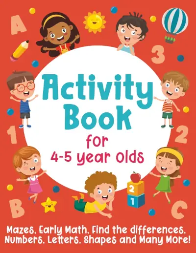 Activity Book For 4-5 Year Olds