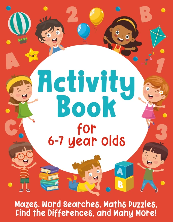 Book cover: Activity Book For 6-7 Year Olds