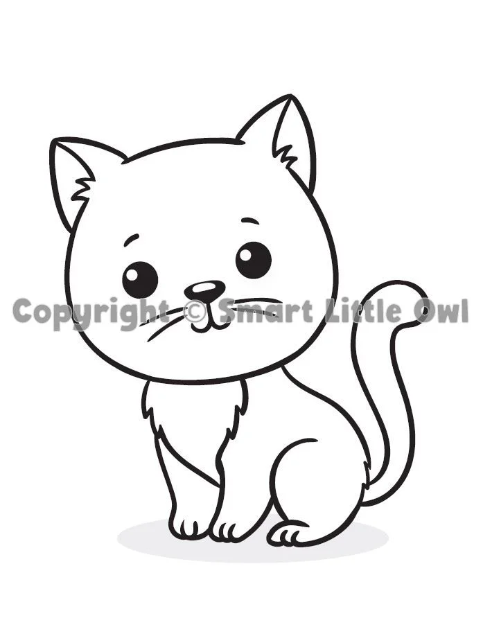 Animals Coloring Book for Kids Ages 3-5 - Book Cover