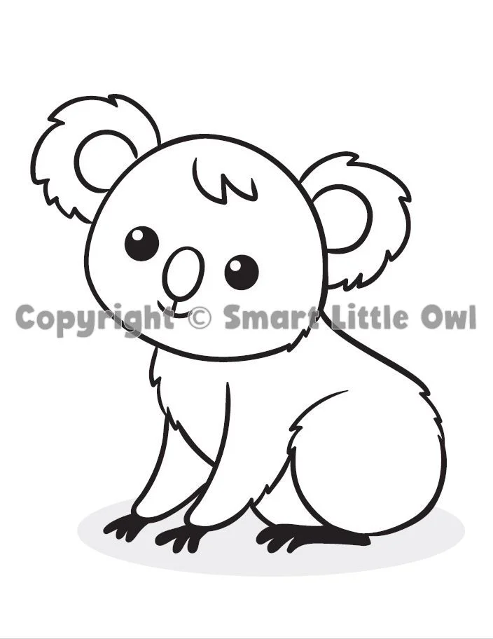 Animals Coloring Book for Kids Ages 3-5 - Book Cover
