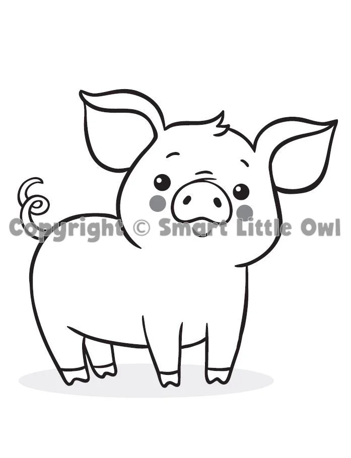 Animals Coloring Book for Kids Ages 3-5 - Book Cover