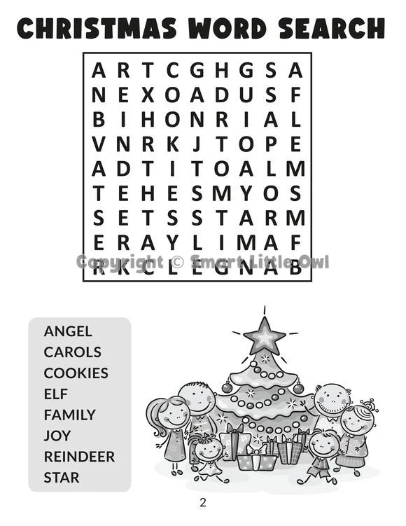 Christmas Activity Book for 5-6 Year Olds - Book Cover