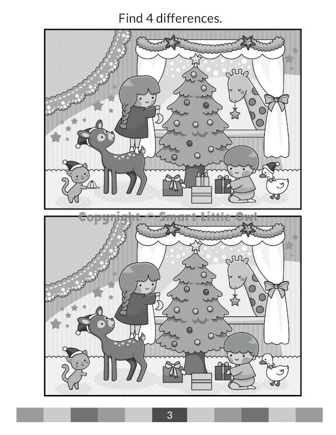Christmas Activity Book for Kids Ages 3-4 - Book Cover