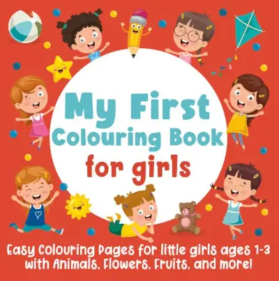 My First Colouring Book For Girls