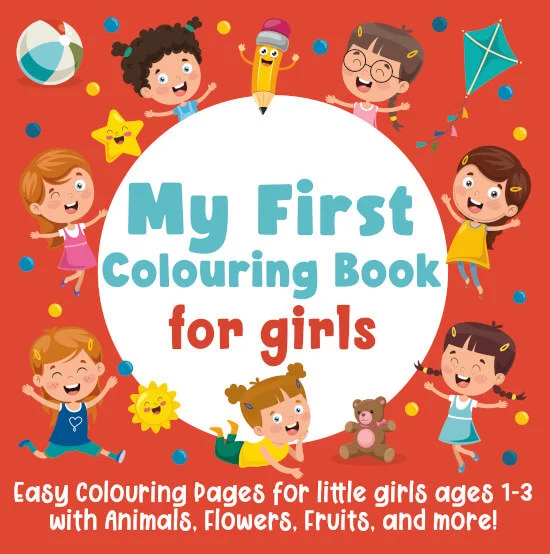 Book cover: My First Colouring Book For Girls