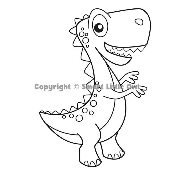 My First Dinosaur Colouring Book - Book Cover