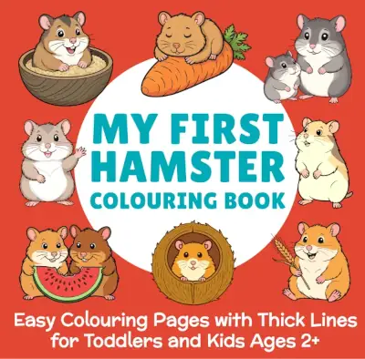 My First Hamster Colouring Book