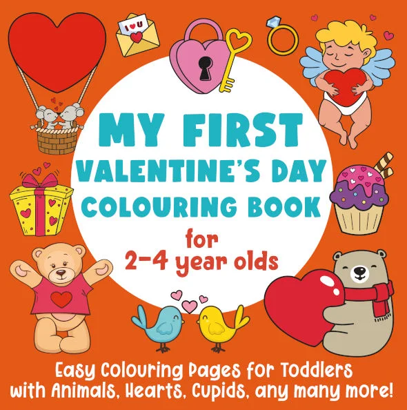 Book cover: My First Valentine's Day Colouring Book