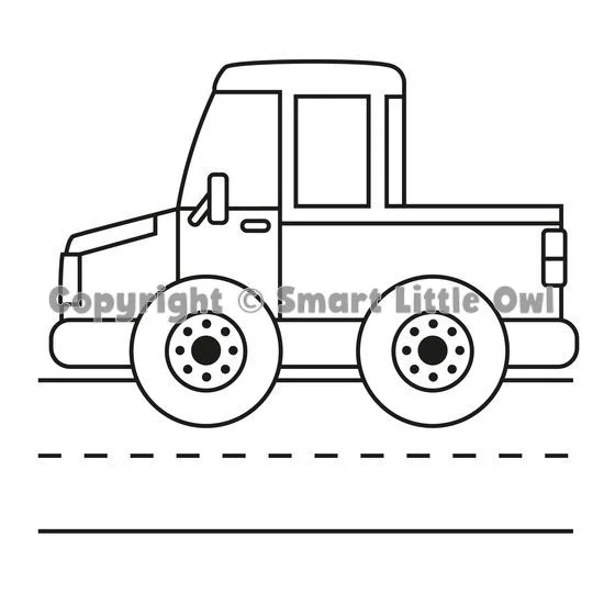 My First Vehicles Colouring Book for Kids Ages 1-3 - Book Cover