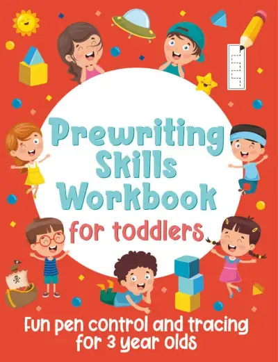 Prewriting Skills Workbook For Toddlers