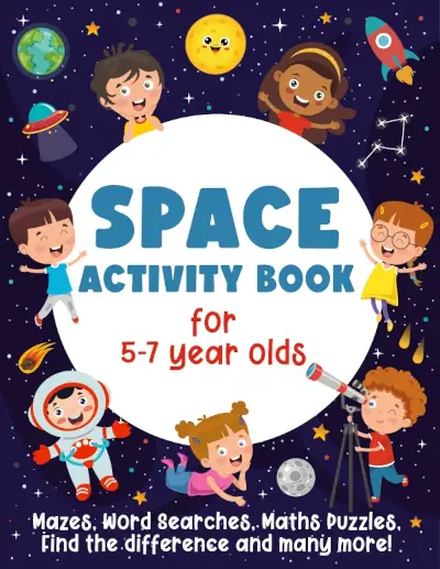 Space Activity Book For 5-7 Year Olds