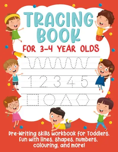Tracing Book for 3-4 Year Olds
