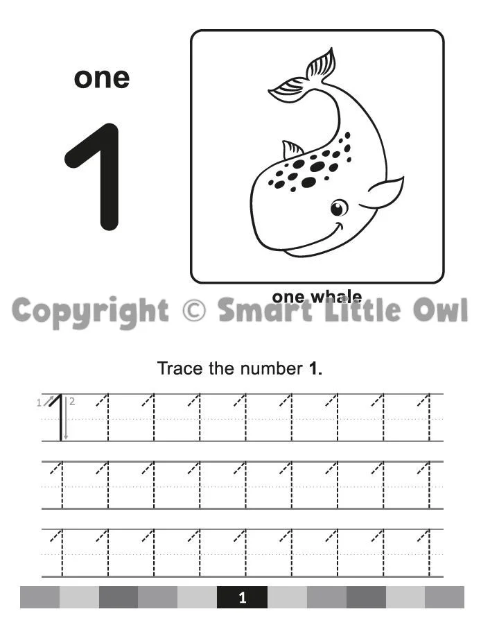 Tracing Numbers from 1 to 10 - Book Cover
