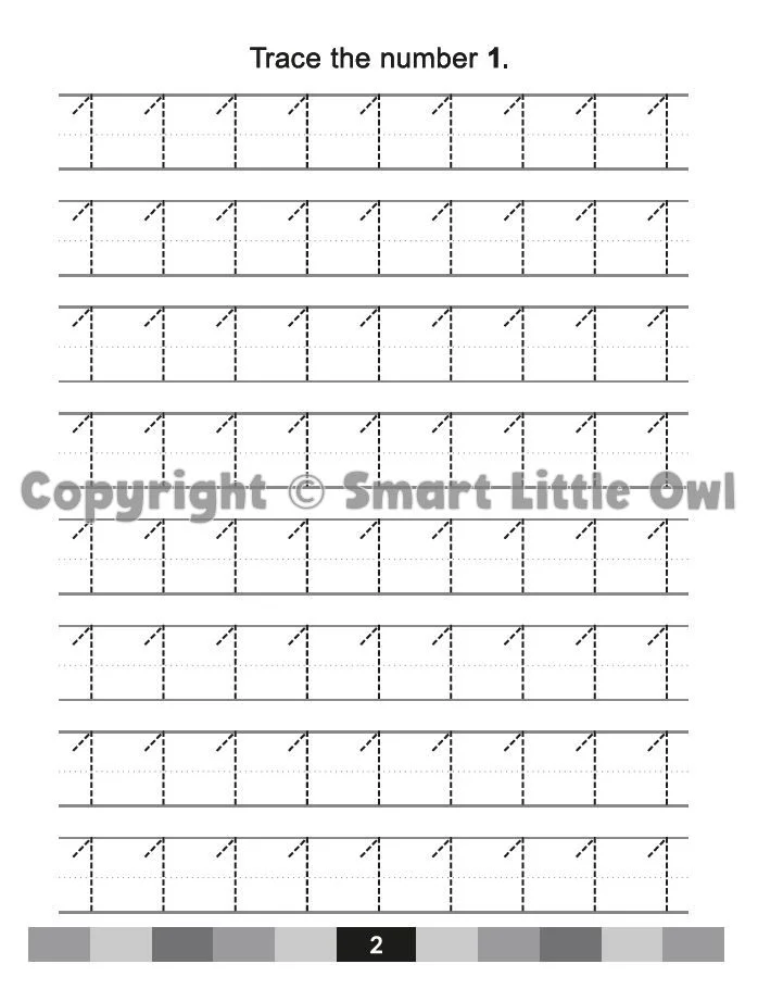 Tracing Numbers from 1 to 10 - Book Cover