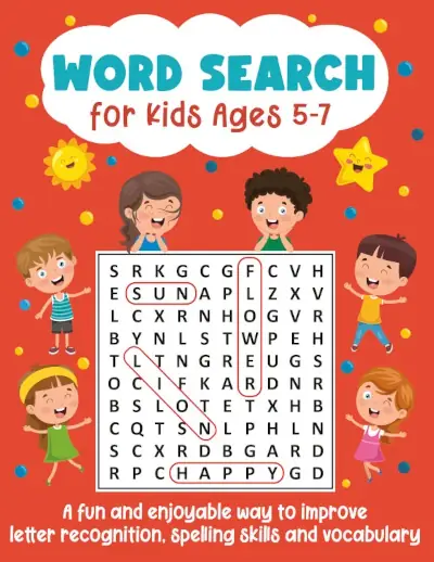 Word Search for Kids Ages 5-7