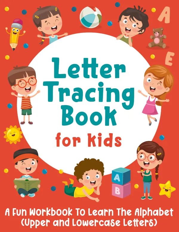 Letter Tracing Book for Kids cover